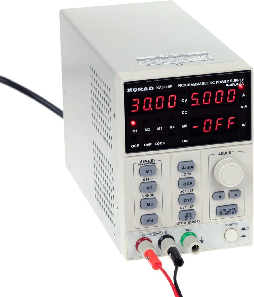 KORAD KA3005P 30V 5A Programmable DC Bench Power Supply – Best Lab Power Supply for Students 2025