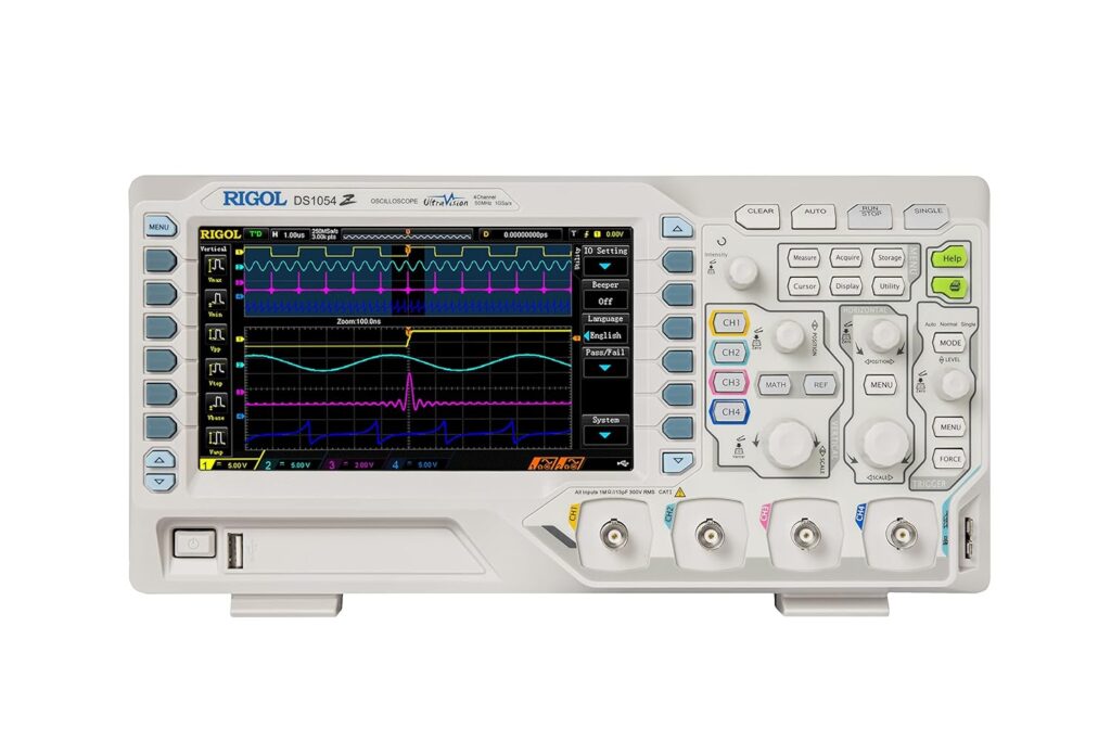Rigol DS1054Z 50MHz 4-Channel Digital Oscilloscope with UltraVision – Best Beginner-Friendly Option for Students and University Labs 2025