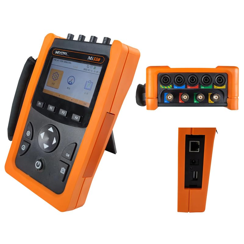 Mi550 Portable Digital Power Analyzer 10A–6000A with 32GB Data Logger and 3-Phase Power Quality Measurement