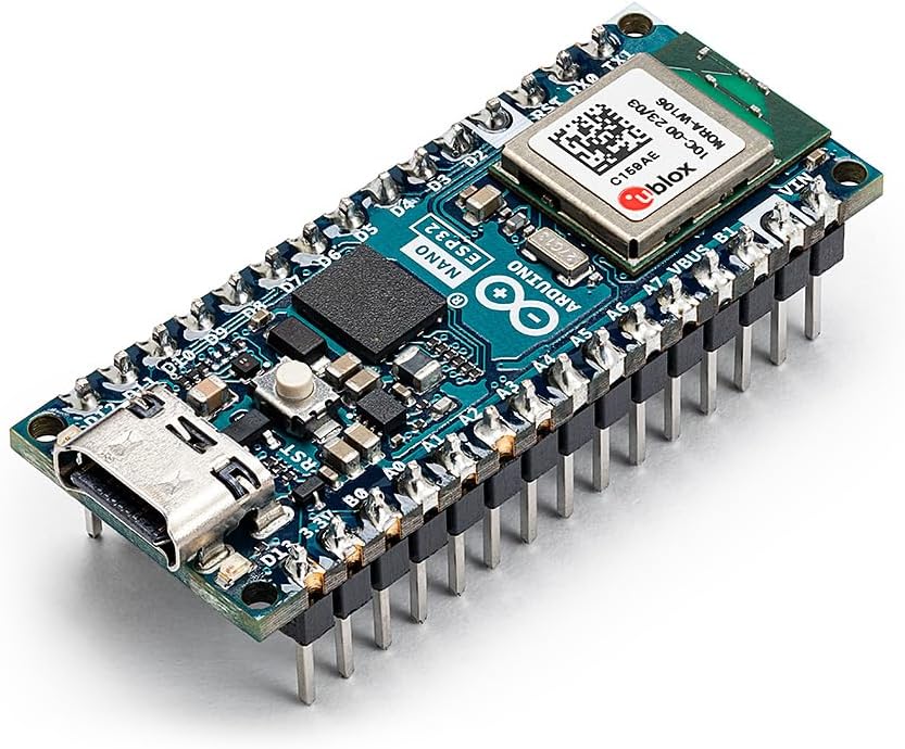 Arduino Nano ESP32 with dual-core ESP32-S3 microcontroller for wireless physics experiments—beginner-friendly Arduino starter kit with Wi-Fi, Bluetooth, and MicroPython support