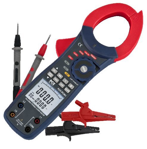 Clamp Meter PCE-PCM 1 three-phase digital power analyzer with internal memory and auto range selection – budget-friendly model under $500