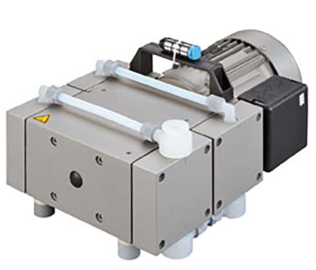 Welch 2054B‑01 PTFE laboratory vacuum pump, oil-free, high chemical resistance, used in chemistry and physics labs