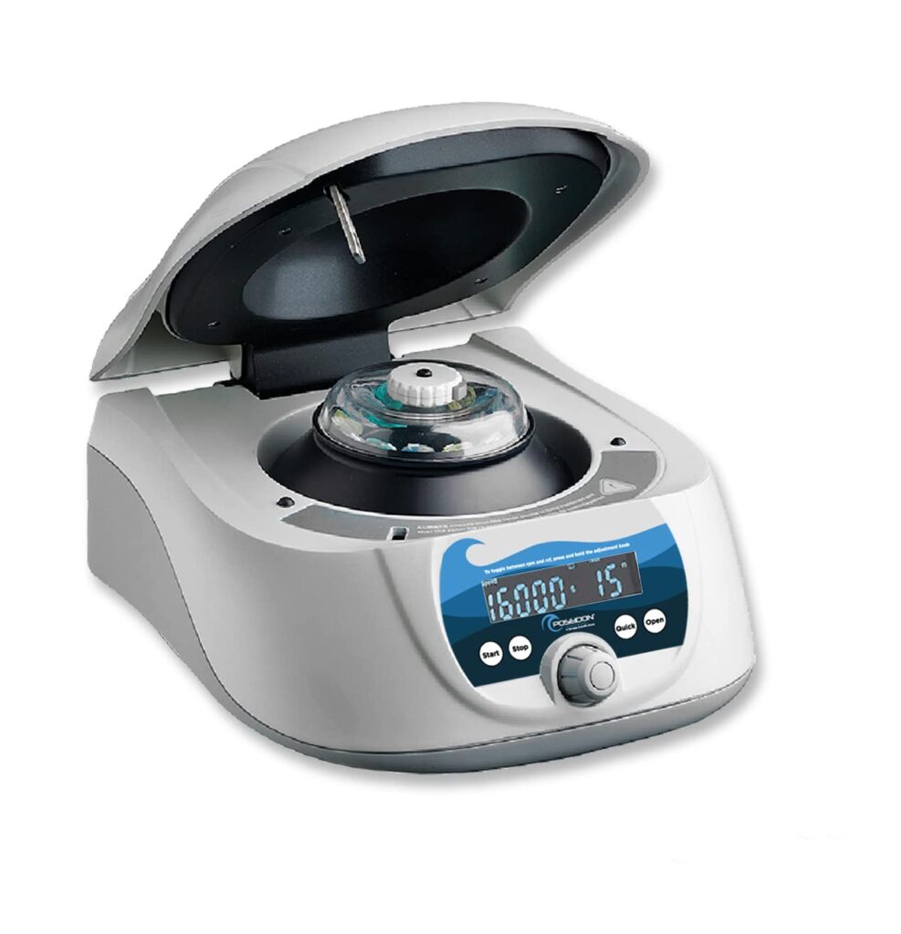 Benchmark Scientific C1612 MC-12 HS Microcentrifuge, compact 12-place benchtop centrifuge for molecular biology and DNA work, reaching up to 16,100 × g.