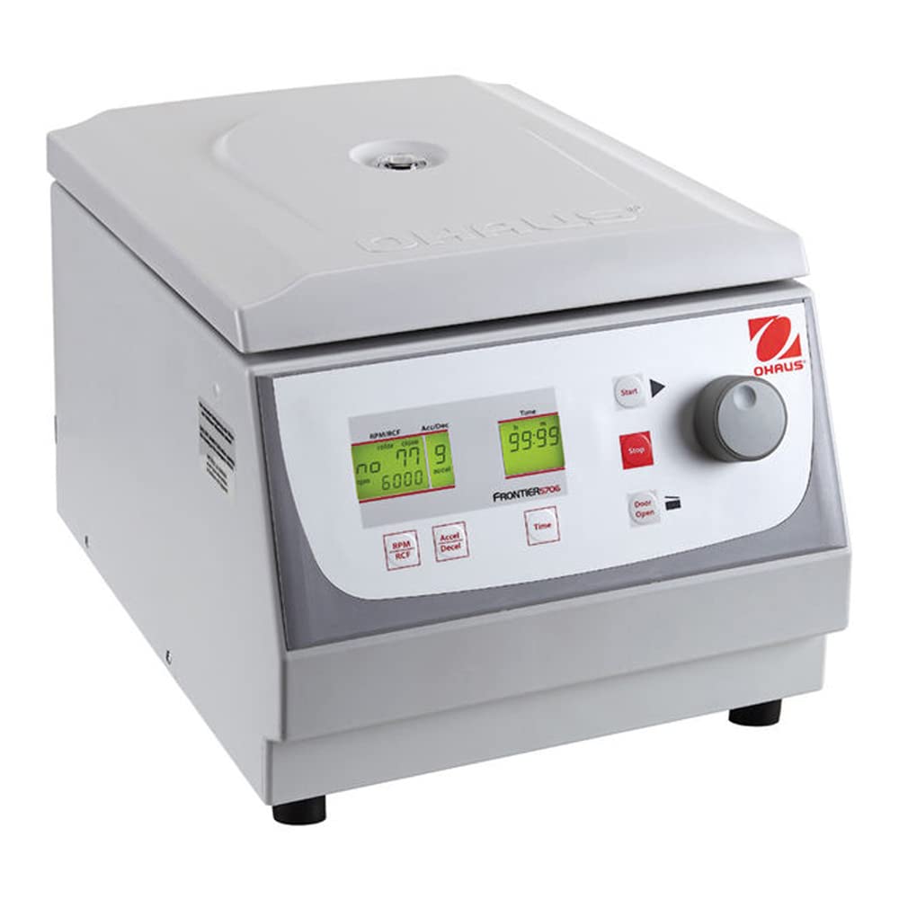 OHAUS FC5706 Frontier 5000 Series Multi-Function Laboratory Centrifuge, compact benchtop design for teaching labs and research use.