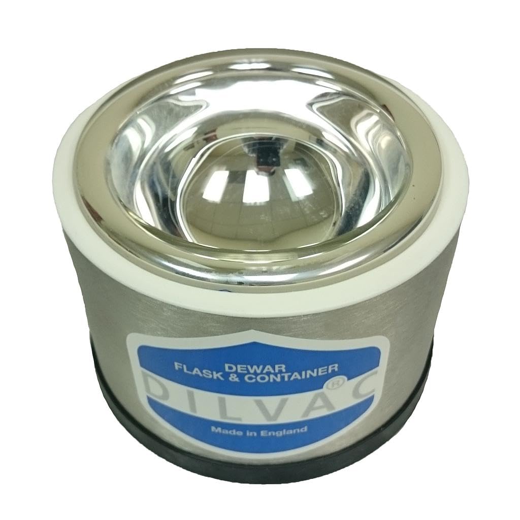 SCILOGEX 0.17L Stainless Steel Dewar Flask for Cryogenic Storage