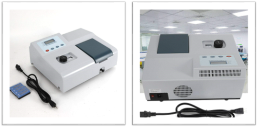Portable Lab Equipment 721 Visible Spectrophotometer 350–1020nm with digital display and tungsten lamp