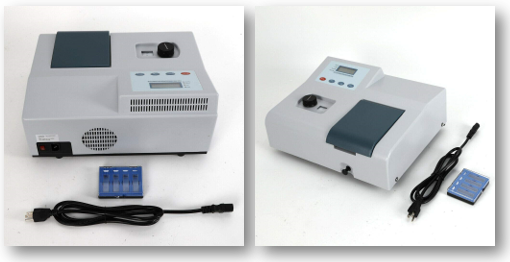 721 Visible Spectrophotometer with large 10cm cuvette chamber and RS232 connectivity option