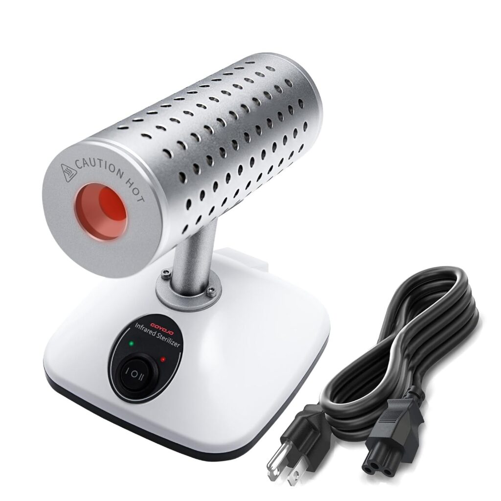 Lab Infrared Sterilizer DS900 dual temperature 400°C and 825°C flame-free sterilization device for microbiology and research labs