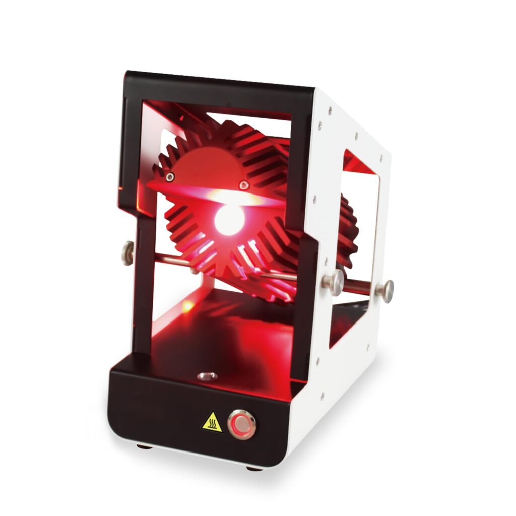 open-use lab infrared sterilizer with automatic infrared induction start, 1300°C instant sterilization for laboratory loops and tweezers