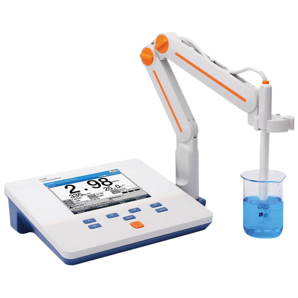 Supmea EC400F benchtop conductivity meter for laboratory use with multi-parameter EC and TDS measurement
