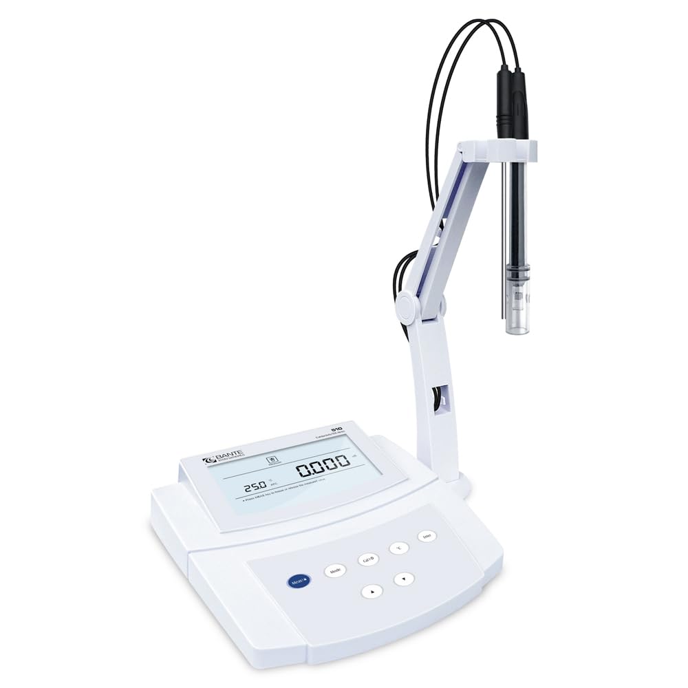 Bante 510 benchtop conductivity meter for laboratory use with platinum electrodes and automatic temperature compensation