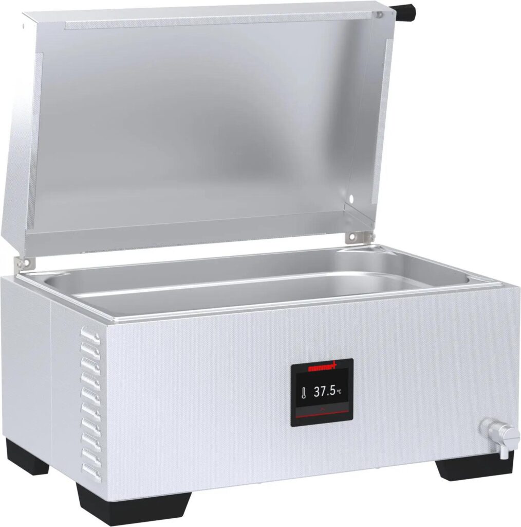 laboratory water bath used for cleaning and maintenance procedures